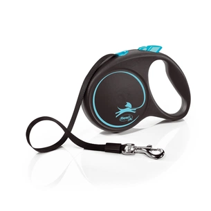 Повідець для собак Flexi Black Design L стрічка 5 м (синій) (4000498034132) зображення 1