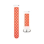 Ремінець до смарт-годинника Gelius Pro for Smart Watch Gelius Pro GP-SW001 (NEO) White/Red (00000075278) - зменшене зображення 2