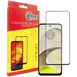 Скло захисне Dengos Motorola G14 (black) (TGFG-325) зображення 1