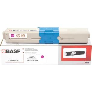 Тонер-картридж BASF OKI C310/330/510/530 Magenta 44469715 (KT-MC352-44469715) зображення 1