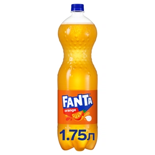 Напій Fanta Безалкогольний сильногазований соковмісний Апельсин 1.75 л (5449000132499) зображення 1
