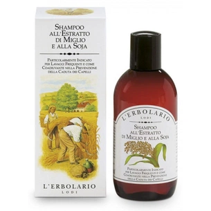 Шампунь L'Erbolario на основі Проса і Сої 200 мл (8022328501009) зображення 1