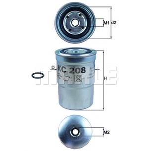 Фільтр паливний Mahle KC208 зображення 1
