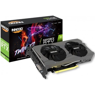 Вiдеокарта GF RTX 3050 8GB GDDR6 Twin X2 Inno3D (N30502-08D6-1711VA41) изображение 1