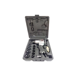 Гайковерт AEROPRO пневматичний 1/2" max 350N/m; 7000об/хв, з головками 17шт. (RP7808) зображення 1