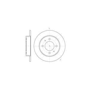 Гальмівний диск REMSA 6627.00 зображення 1