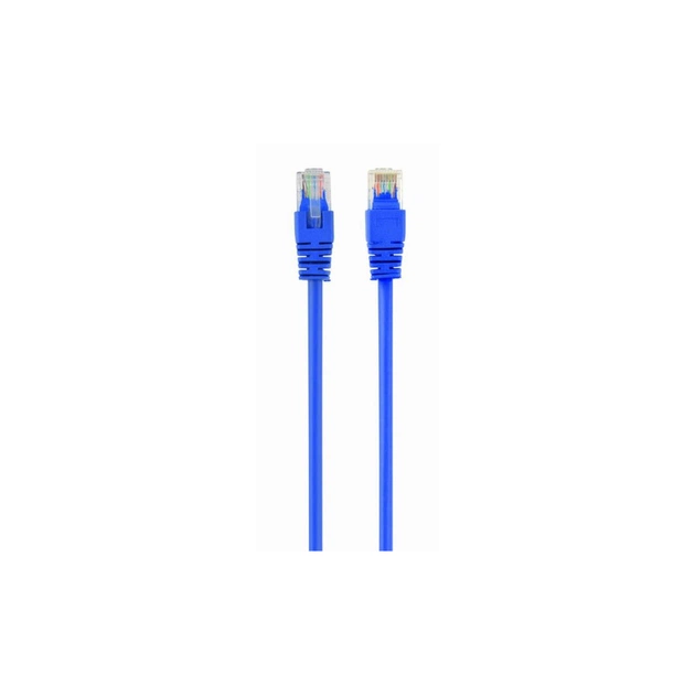 Патч-корд 5м UTP cat 6 CCA blue Cablexpert (PP6U-5M/B) - зображення 1