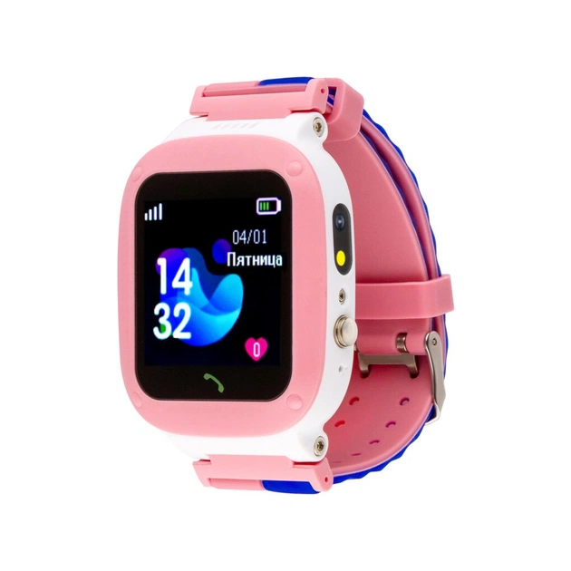 Смарт-годинник Amigo GO004 Splashproof Camera+LED Pink (746404) - зображення 1