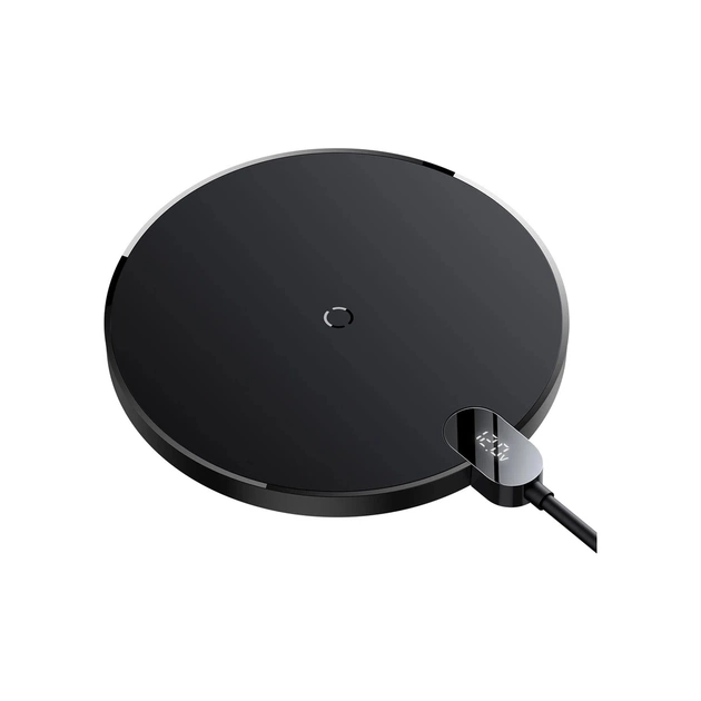 Зарядний пристрій Baseus Wireless Qi 15W + cable USB-C 1.5m (CCED000001) - зображення 1