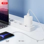 Зарядний пристрій XO USB 120W + cable USB to USB-C white (XO-L128U) - зменшене зображення 6
