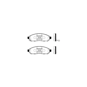 Гальмівні колодки HI-Q SP1460 зображення 1