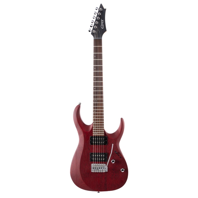 Электрогитара Cort X100 Open Pore Black Cherry (X100 OPBC) - изображение 1