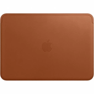 Чохол до ноутбука Apple 12" MacBook Leather Sleeve, Saddle Brown (MQG12ZM/A) зображення 1