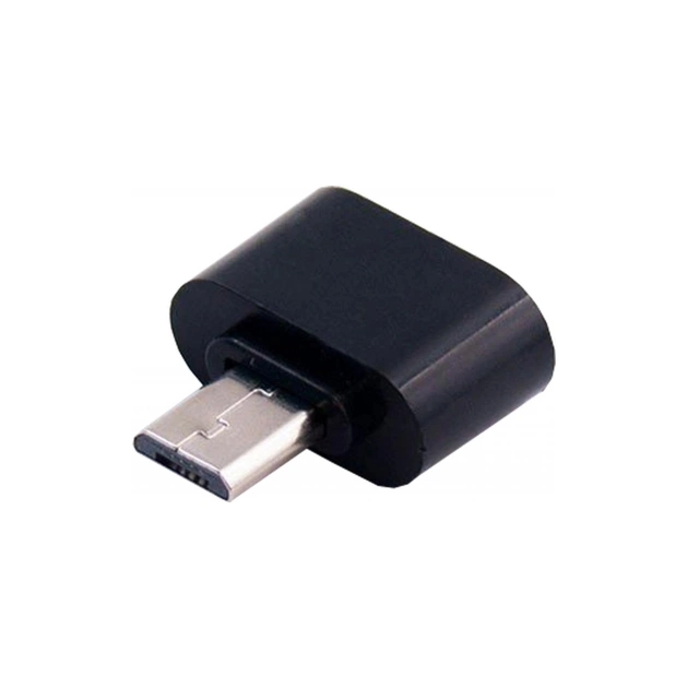 Переходник OTG USB 2.0 AM to Micro 5P white Dengos (ADP-008-WHITE) - изображение 1