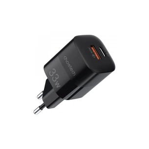Зарядний пристрій Choetech GaN USB-A/USB-C 33W QC3.0/PD/PPS (PD5006-EU-BK) зображення 1