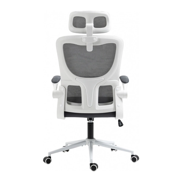 Офісне крісло GT Racer X-5728 White/Gray - зображення 7