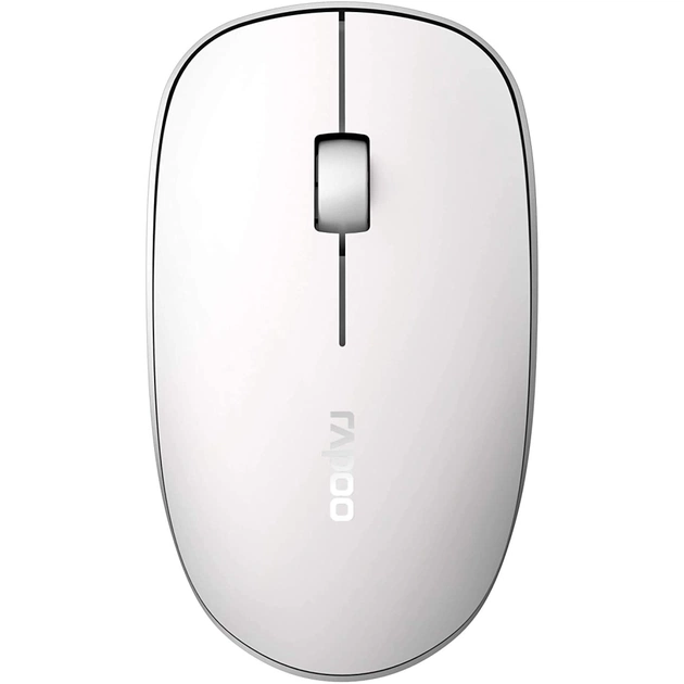 Мишка Rapoo M200 Silent Wireless Multi-mode White (M200 Silent white) - зображення 1