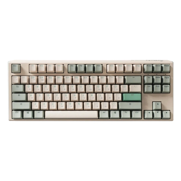 Клавіатура Ducky One 3 TKL Cherry MX Silent Red UA USB Cream (DKON2187-SUAPXМAEGGC1) - зображення 1