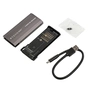 Зовнішня кишеня Maxxter M.2 NVMe PCIe, USB 3.1 Type-C Gen2, RGB, Metal, Black (EHDE-2280SRGB-01) - зменшене зображення 2