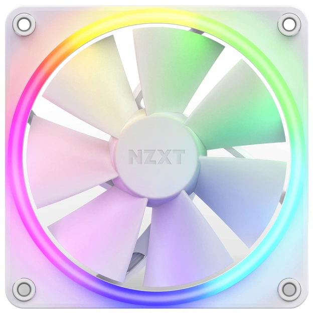 Кулер для корпуса NZXT F120RGB Single (White) (RF-R12SF-W1) - изображение 1