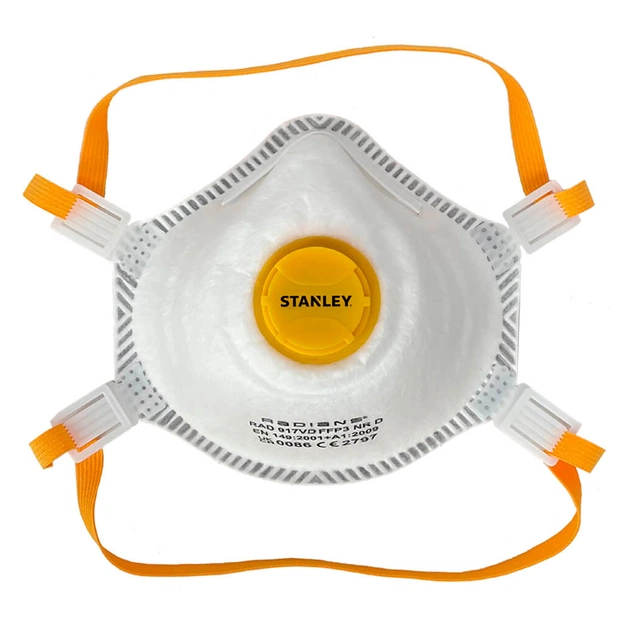 Респіратор Stanley твердих частинок, із клапаном, 2 шт (SYFFP32PKB) - зображення 1