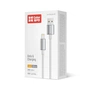 Дата кабель USB 2.0 AM to Lightning 2.0m 3A zinc alloy braided white ColorWay (CW-CBUL099-WT) - зменшене зображення 5
