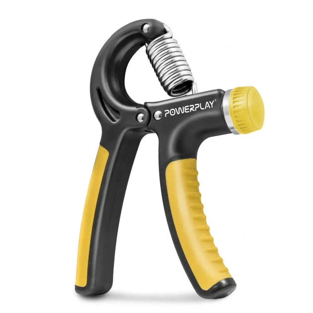 Еспандер PowerPlay кистьовий 10-40 кг Strength Grip Чорно-жовтий (PP_4323_Bl/Yellow) - зображення 1