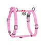 Шлея для собак WAUDOG Н-подібна Re-cotton з QR паспортом, світловідбивна S рожева (25917) - зменшене зображення 2