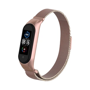 Ремінець до фітнес браслета Armorstandart Milanese Magnetic Band 503 для Xiaomi Mi Band 6/5 Rose Gold (ARM57183) зображення 1