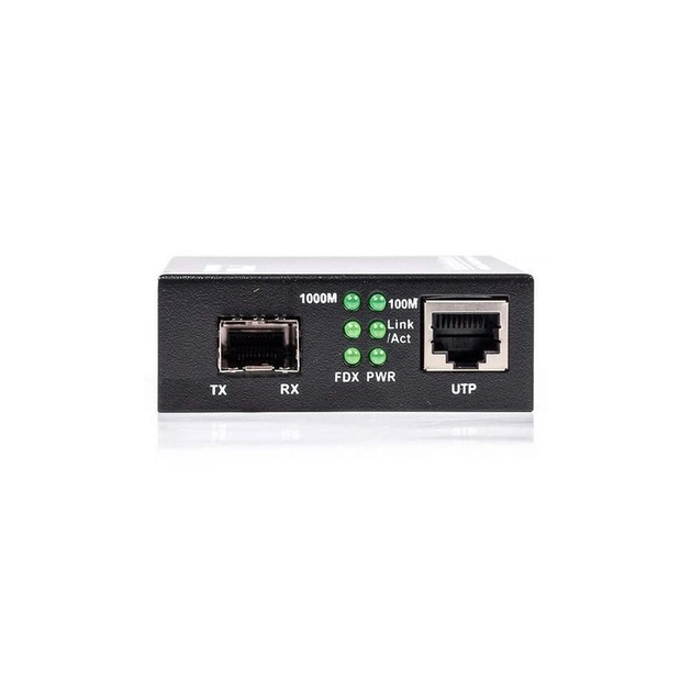 Медіаконвертер RCI 1G, SFP slot, RJ45, standart size metal case (RCI300S-G) - picture 2