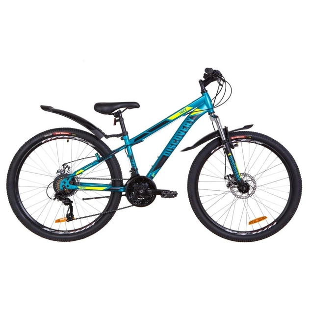 Велосипед Discovery 26" TREK AM DD рама-18" 2019 малахітовий із жовтим (OPS-DIS-26-167) - зображення 1