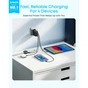 Зарядний пристрій Anker 2xUSB-C + 2xUSB 50W black (A121EG11) - зменшене зображення 4