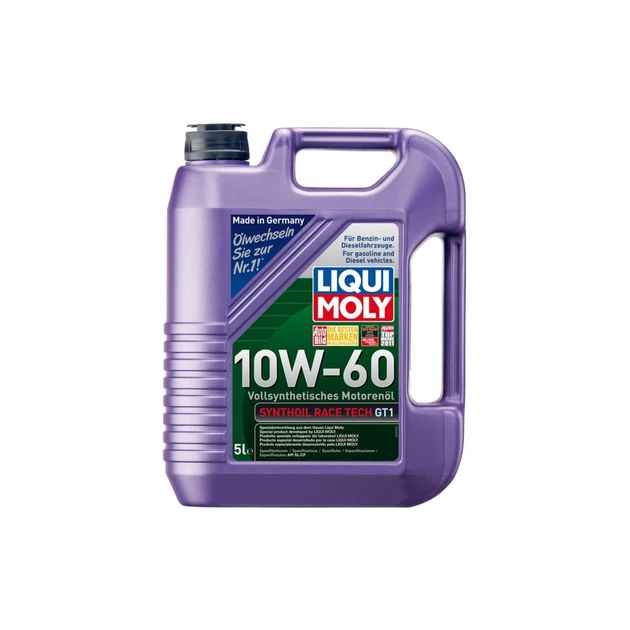 Моторна олива Liqui Moly Synthoil Race Tech GT1 10W-60 5л. (8909) - изображение 1