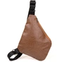 Сумка Vintage Слінг шкірозамінник Світло-коричнева (20567) - зменшене зображення 2