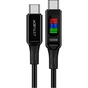 Дата кабель USB-C to USB-C 1.2m 100W with display C7-03 Acefast (6974316282778) - уменьшенное изображение 1