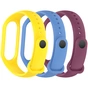 Ремінець до фітнес браслета Armorstandart комплект 3шт Xiaomi Mi Band 7/6/5 New Style Viola (ARM87046) - зменшене зображення 1