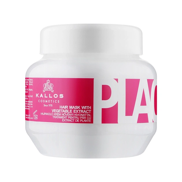 Маска для волосся Kallos Cosmetics Placenta з рослинними екстрактами 275 мл (5998889508029) - изображение 1