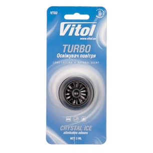 Ароматизатор для автомобіля VITOL Turbo Crystal Ice (VT02) picture 1