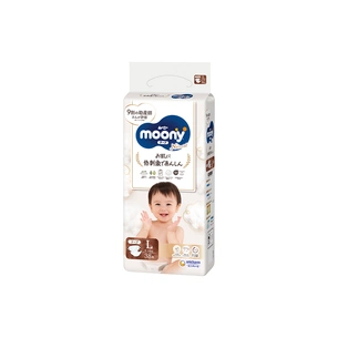 Підгузки Moony Natural L 9-14 кг, 38 шт (4903111242030) зображення 1