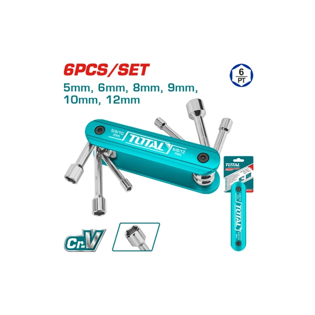 Ключ Total THFND061 гайкових торцевий, 5-12мм, 6шт. (THFND061) - picture 2