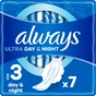 Гігієнічні прокладки Always Ultra Day&Night (Розмір 3) 7 шт. (4015400012306) - зменшене зображення 1
