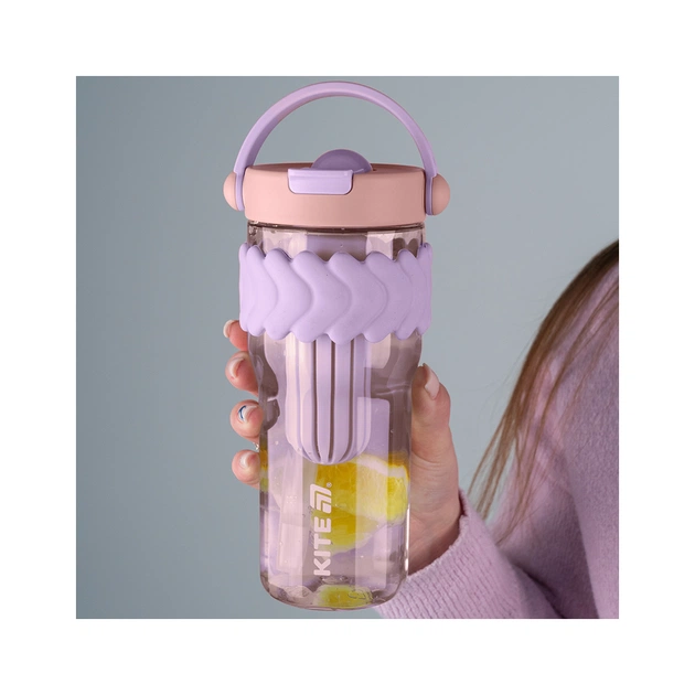 Пляшка для води Kite 900 мл лілово-рожевий (K25-1231-2) - picture 7