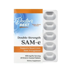 Витаминно-минеральный комплекс Doctor's Best SAM-e (дисульфат тозилат), 400 мг, SAM-e, 60 таблеток (DRB-00252) изображение 1