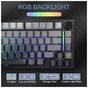 Клавіатура Attack Shark X820 Ultra RGB Wireless/Bluetooth/USB UA White/Purple (X820ULTRASA_AS) - зменшене зображення 8