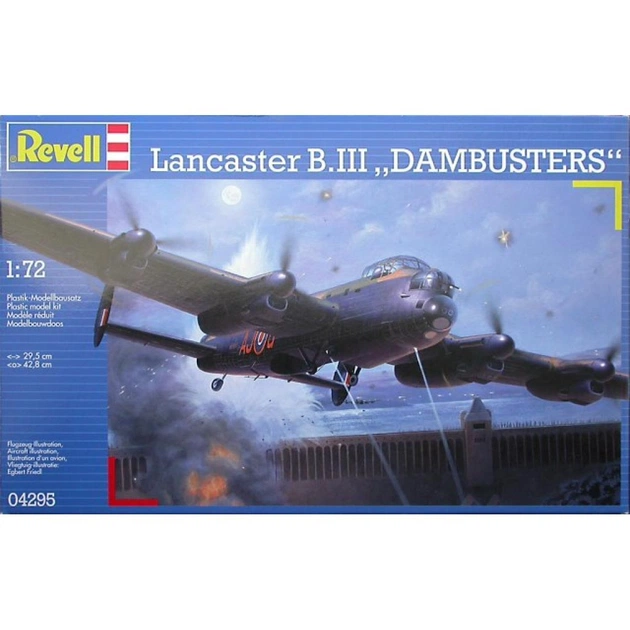 Збірна модель Revell Бомбардувальник Lancaster Dam Buster 1:72 (4295) - зображення 1