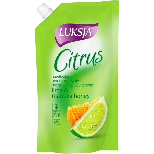 Рідке мило Luksja Lime & Vitamins Refill 400 мл (5900998007263) - изображение 1