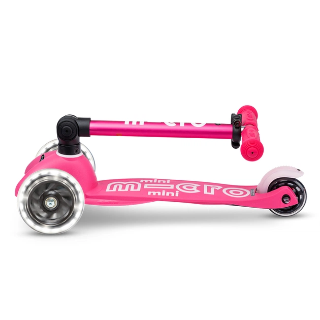 Самокат Micro Mini Deluxe Foldable LED" складний Рожевий" (MMD197) - изображение 6