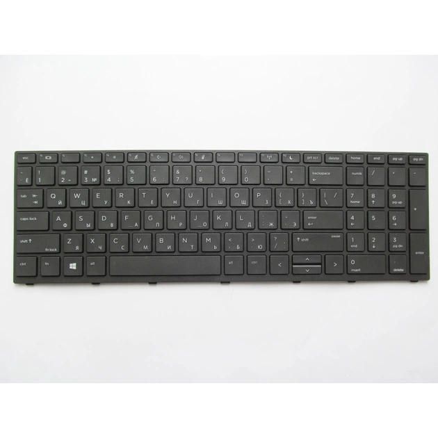 Клавиатура ноутбука HP ProBook 450 G5, 455 G5, 470 G5 черная с серебр рамкой с подс (A46164) - изображение 1