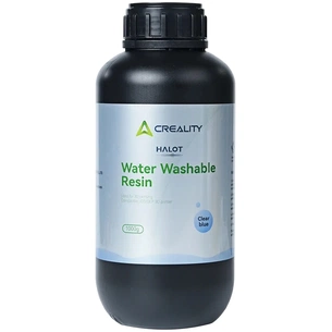 Фотополімерна смола Creality HALOT Water Washable Resin 1kg, blue transparent (3302010055) зображення 1