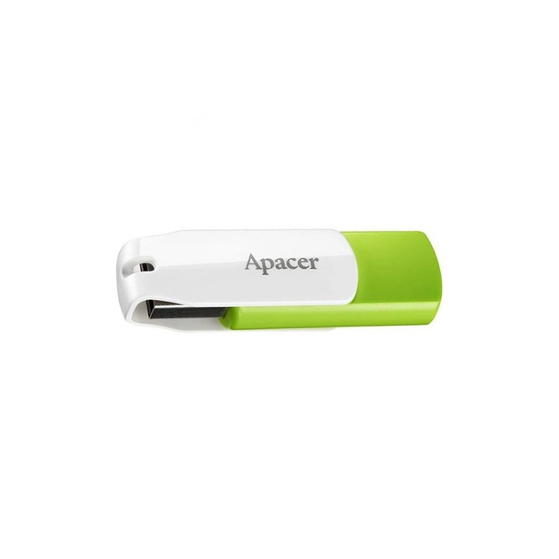 USB флеш накопичувач Apacer 16GB AH335 Green/White USB 2.0 (AP16GAH335G-1) - зображення 1